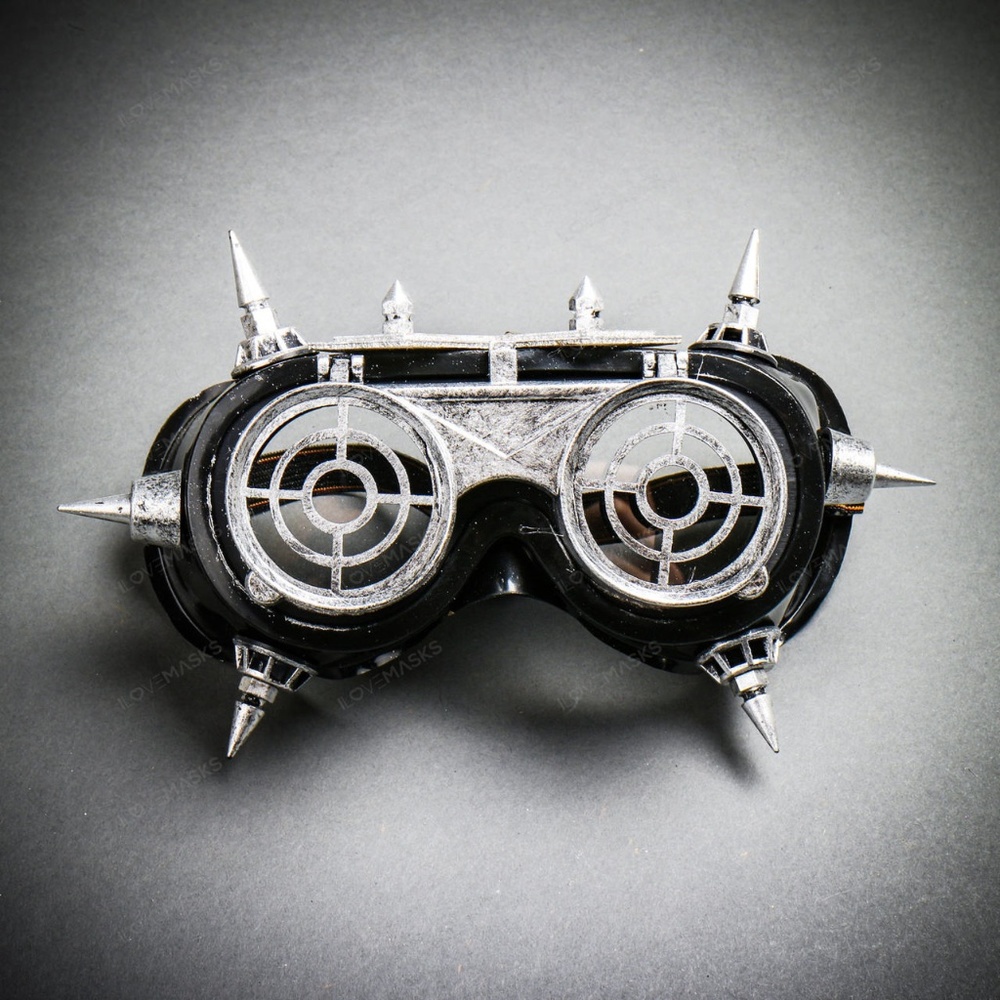 Steampunk Goggles Eye Mask Costume Flip Up Glasses